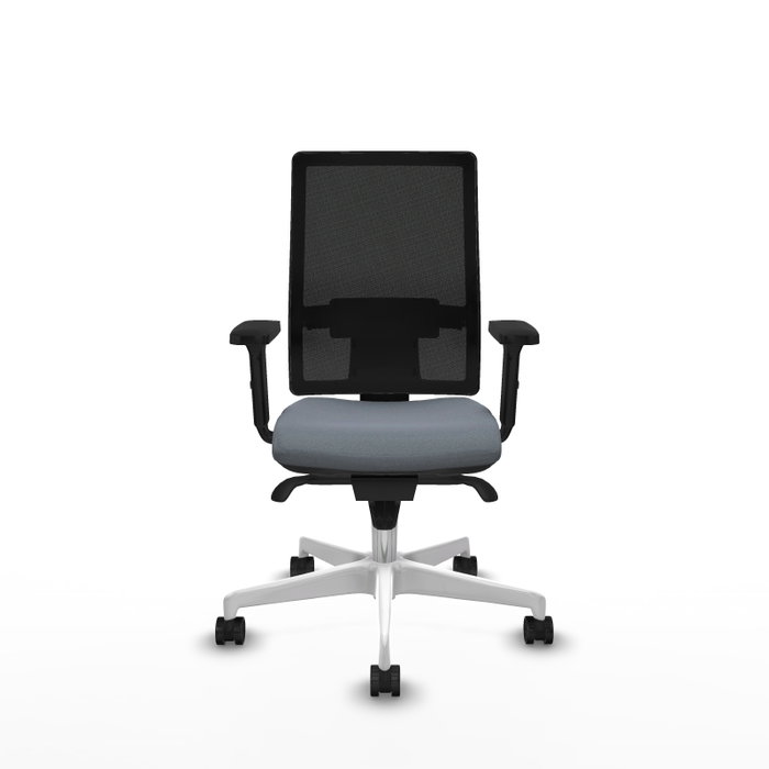 PIQUERAS Y CRESPO Silla de oficina Horna con mecanismo Sincro, Gris y Negro PIQUERAS Y CRESPO Silla de oficina Horna con mecanismo Sincro, Gris y Negro