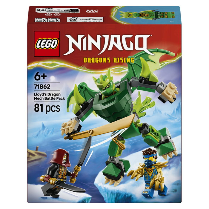 LEGO NINJAGO Pack de Combate: Meca Dragón de Lloyd 71862 LEGO NINJAGO Pack de Combate: Meca Dragón de Lloyd 71862