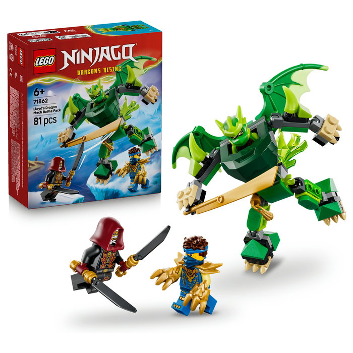LEGO NINJAGO Pack de Combate: Meca Dragón de Lloyd 71862 LEGO NINJAGO Pack de Combate: Meca Dragón de Lloyd 71862