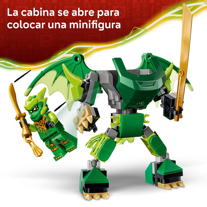 Lego Juego de Construcción Ninjago Pack de Combate: Meca Dragón de Lloyd | Set de construcción para niños +6 años