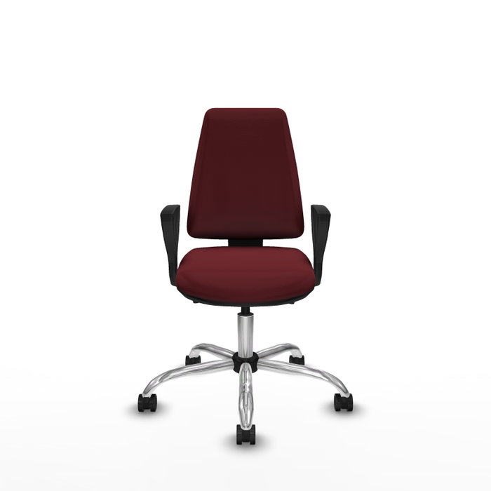 PIQUERAS Y CRESPO Silla de oficina Elche Granate con mecanismo Asincro PIQUERAS Y CRESPO Silla de oficina Elche Granate con mecanismo Asincro