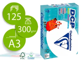 Clairefontaine Papel Multifuncion Din a3 300 Gramos Paquete de 125 Hojas Blanco