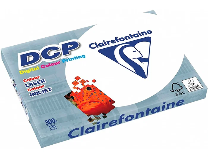 Clairefontaine Papel Multifuncion Din a3 300 Gramos Paquete de 125 Hojas Blanco