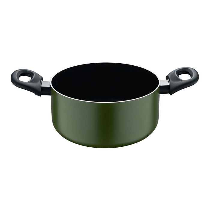 San Ignacio Cacerola Experto de aluminio prensado, ø20 x 10 cm, verde