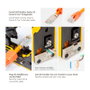 LogiLink Pack de 10 conectores modulares RJ45 Cat.6A STP pass through