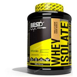 BEST PROTEIN Whey Isolate Vainilla 2000Gr. Proteína de suero de leche para crecimiento muscular