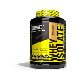BEST PROTEIN Whey Isolate Vainilla 2000Gr. Proteína de suero de leche para crecimiento muscular