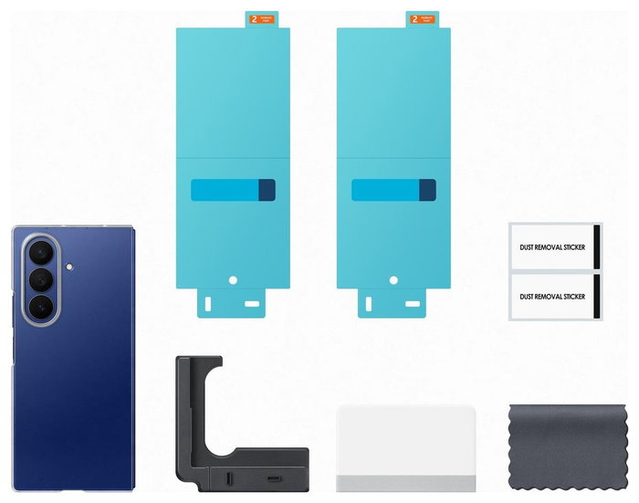 Samsung Clear Case para Galaxy Z Fold7, Transparente