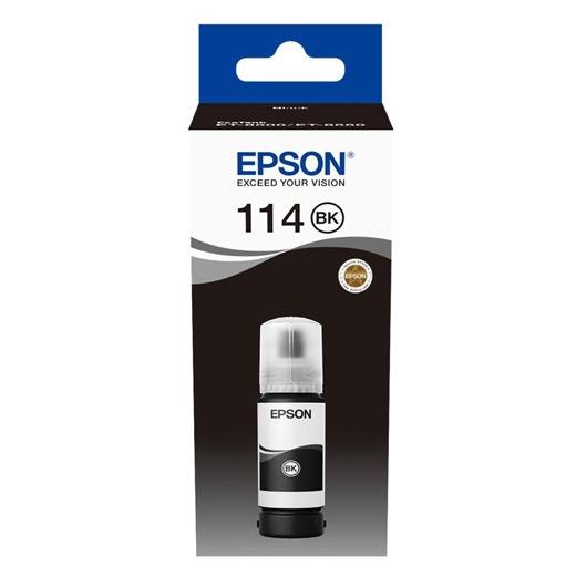 Epson T114 Botella de tinta negra de pigmento 70 ml para EcoTank ET-8500 / ET-8550 Epson T114 Botella de tinta negra de pigmento 70 ml para EcoTank ET-8500 / ET-8550