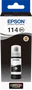Epson T114 Negro Botella de Tinta Pigmentada 70ml