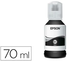 Epson Botella de Tinta Negra Pigmentada T114 70ml para EcoTank ET-8500/ET-8550