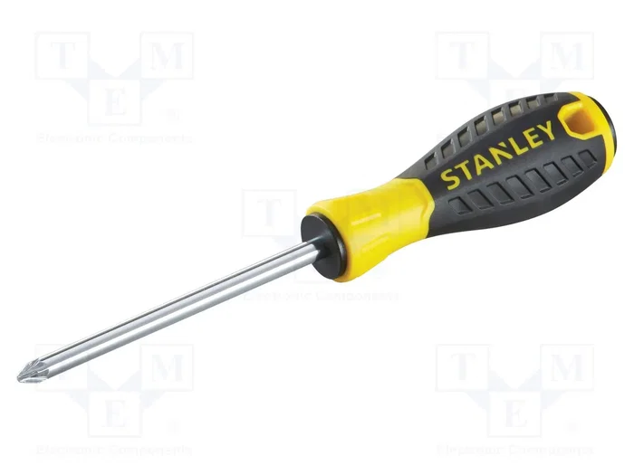STANLEY Destornillador Estándar Pozidriv® PZ2 Essential 100mm STANLEY Destornillador Estándar Pozidriv® PZ2 Essential 100mm