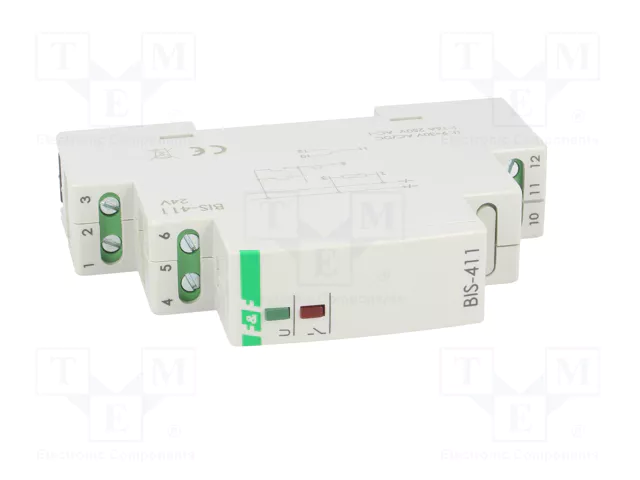 F&F BIS-411-24V Relé de instalación biestable SPDT 16A F&F BIS-411-24V Relé de instalación biestable SPDT 16A