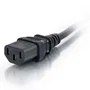 C2G Cable de Alimentación 88543 - 2 Metros Negro, 16 AWG, Conector Europeo CEE7/7 Macho a IEC 320 C13 Hembra, para PC, Monitor, Impresora