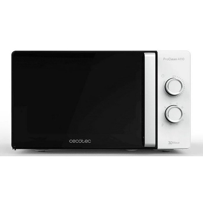 Cecotec ProClean 4110 Microondas con Grill de 23 L, 700 W, Blanco