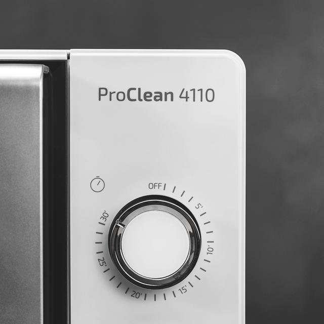 Cecotec ProClean 4110 Microondas con Grill de 23 L, 700 W, Blanco