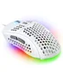 Spirit of Gamer PRO-M4 ARTIC Ratón de Juego Óptico para Mano Derecha, Blanco, 12800 DPI, 6 Botones, USB Tipo A, Cable 1.75m