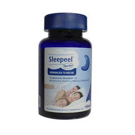 HEEL Sleepeel Noche 60 Caramelos de Goma con Melatonina, Pasiflora y Vitamina B6 para Conciliar el Sueño