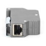 Digitus DN-95421 Protector de sobretensión PoE RJ45 Riel DIN