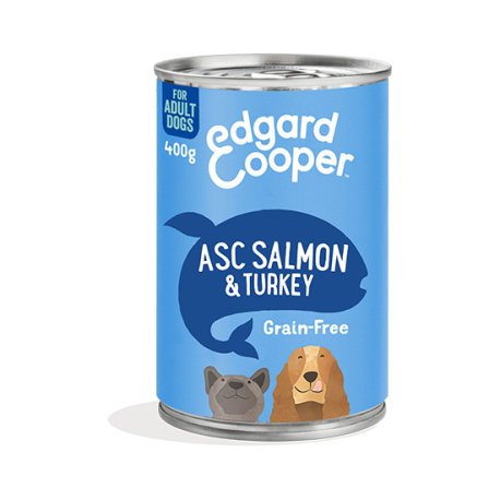 Edgard Cooper EC Canine Adult Salmón y Pavo 6x400g Vet Edgard Cooper EC Canine Adult Salmón y Pavo 6x400g Vet