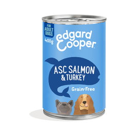 EDGAR COOPER Alimentación Canina Adulto Salmón y Pavo 6X400G