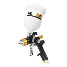 Koma Tools Pistola de Pintura de Gravedad HVLP Depósito 600 ml Boquilla ø1,4 mm