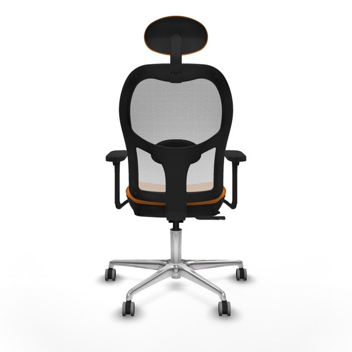 PIQUERAS Y CRESPO Silla de oficina Jorquera con mecanismo Sincro/Traslack, Naranja y Blanco PIQUERAS Y CRESPO Silla de oficina Jorquera con mecanismo Sincro/Traslack, Naranja y Blanco