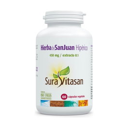 Sura Vitasan Hierba de San Juan (Hipérico) 450mg 60 cápsulas