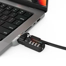 Compulocks MBPR14LDG01CL Cable de Seguridad Antirrobo para Pantalla, Plata