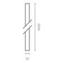 Edm Cinta de persiana Pr26 Gris/blanco 22 mm x 6 m Polipropileno