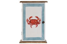 DKD Home Decor Guardallaves Mediterraneo Cangrejos 25 Multicolor 7.5 x 28 x 18 cm