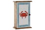 DKD Home Decor Guardallaves Mediterraneo Cangrejos 25 Multicolor 7.5 x 28 x 18 cm