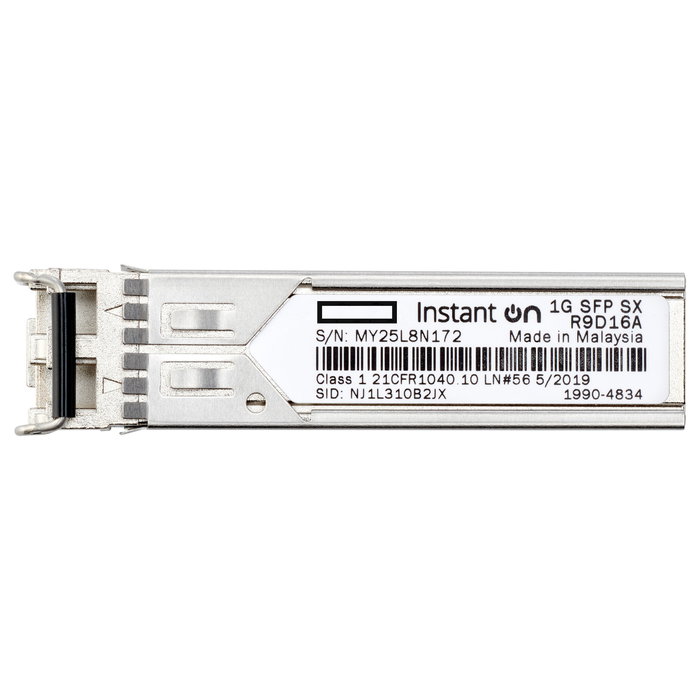 HP Enterprise Transceptor SFP 1G LC SX para Fibra Multimodo OM2, 500 m - HPE SFP-SX-LC