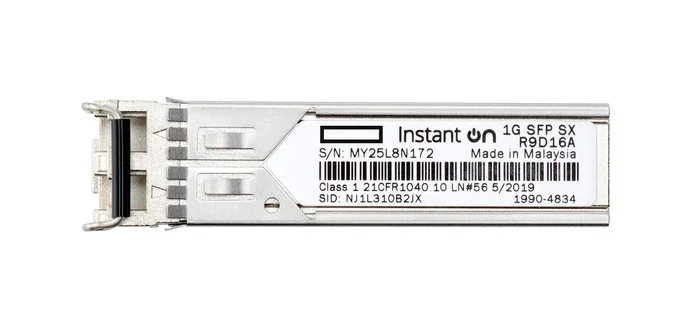Aruba Transceiver SFP 1G SX/LC para Cable de Fibra Óptica 1000 Mbit/s 500 m OM2 MMF