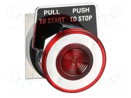 SCHNEIDER ELECTRIC Interruptor de presión Emergency Stop 30mm rojo/blanco
