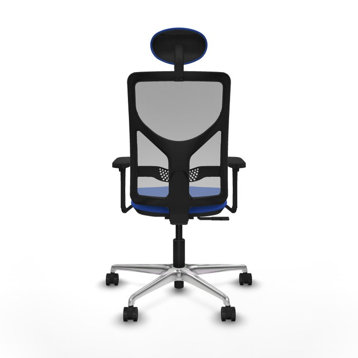 PIQUERAS Y CRESPO Silla de oficina Motilla con mecanismo Sincro, Azul y Gris PIQUERAS Y CRESPO Silla de oficina Motilla con mecanismo Sincro, Azul y Gris