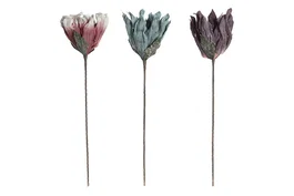 DKD Home Decor Flor Lila Verde 10 x 89 x 25 cm (6 Unidades)