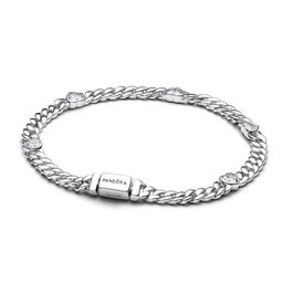 Pulsera Mujer Pandora 594226C01-20 21 cm Plateado