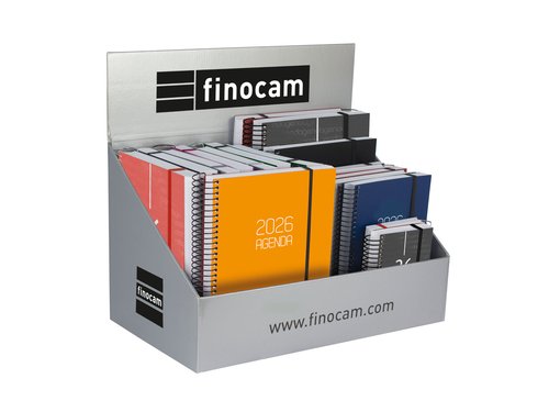 Agenda Anual (2026) Finocam Espiral D/P Surtido Expositor De 18 Agenda Anual (2026) Finocam Espiral D/P Surtido Expositor De 18