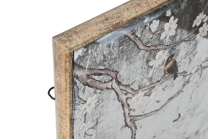 DKD Home Decor Espejo de Pared con Diseño de Ramas en Negro y Dorado Envejecido DKD Home Decor Espejo de Pared con Diseño de Ramas en Negro y Dorado Envejecido