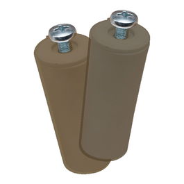 Edm Tope Persiana PR08 Marrón 40 mm 2 Unidades