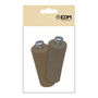 Edm Tope Persiana PR08 Marrón 40 mm 2 Unidades