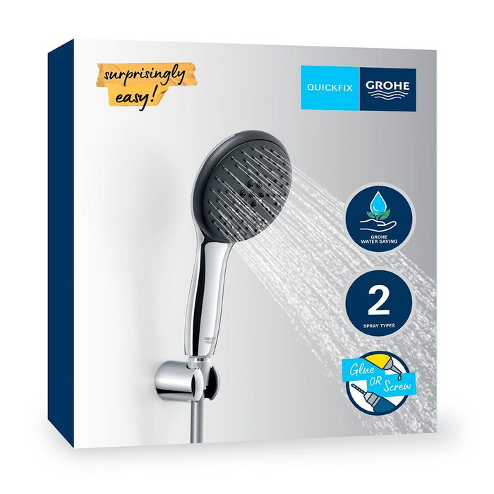 Grohe Vitalio star 110 Conjunto de ducha con mango 2 funciones, flexo y soporte de pared Grohe Vitalio star 110 Conjunto de ducha con mango 2 funciones, flexo y soporte de pared