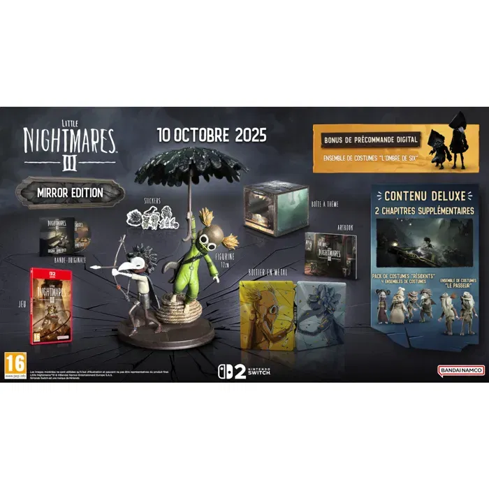 Bandai Namco Entertainment 3391892037838 Little Nightmares III Edición Espejo Juego para Nintendo Switch Bandai Namco Entertainment 3391892037838 Little Nightmares III Edición Espejo Juego para Nintendo Switch