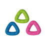 Nayeco Mini Triángulo de Goma 7cm (Pack de 3 unidades)