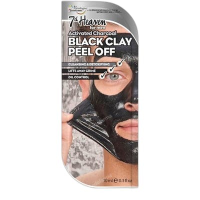 7TH HEAVEN FOR MEN BLACK CLAY peel-off mask 10 ml