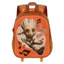 Marvel I am Groot Mochila Infantil 3D con Ruedas Pequeña Soundtrack Multicolor 7L 30cm