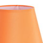Lámpara Mesa Naranja Cerámica-Tejido 22 X 22 X 31 cm