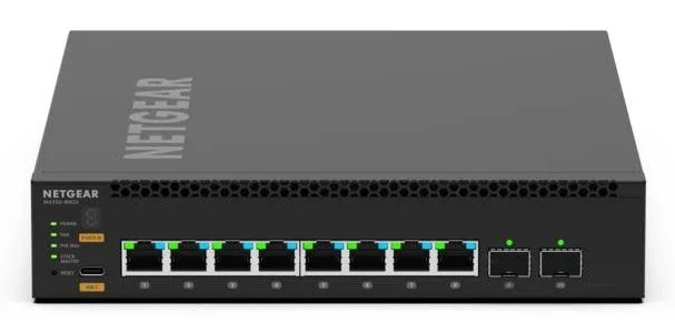 NETGEAR M4350-8M2V Switch Gestionado L3 2.5G Ethernet PoE Negro NETGEAR M4350-8M2V Switch Gestionado L3 2.5G Ethernet PoE Negro