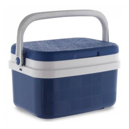 Campos Nevera portátil camping 10 litros azul rígida con asa ergonómica 36,5 x 28 x 22 cm